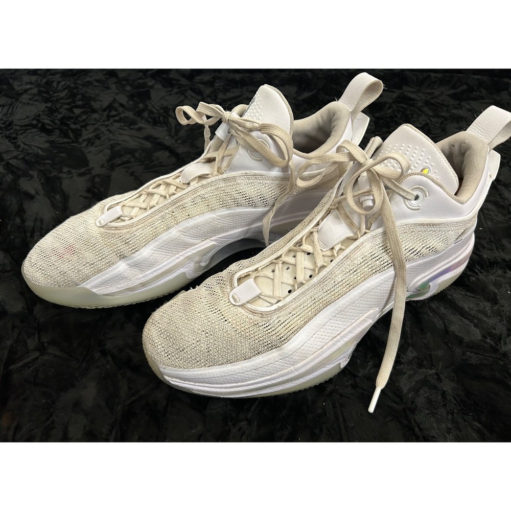 Nike Air Jordan XXXVI 36 Low Pure Money Mens Sz 15 White Silver DH0833-101